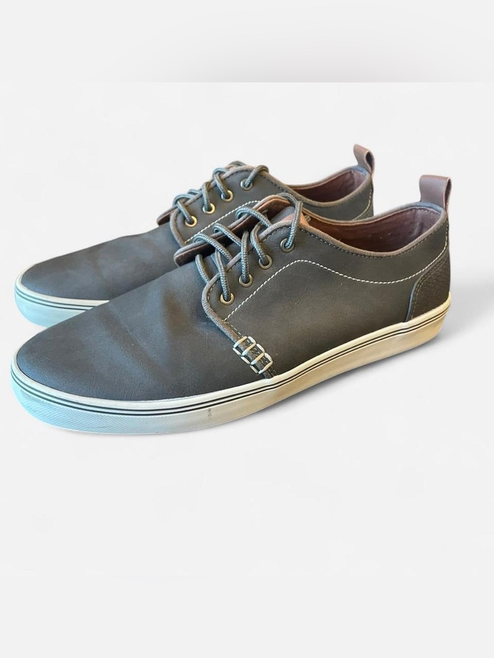 Goodfellow & Co. brown leather lace up shoes men’s size 8 #leather #laceup
